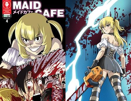 Ex Posse Holdings NEW THIS WEEK MAID CAFE #4 CVR B REMY EISU MOKHTAR & WILSON GANDOLPHO FLIP COVER VAR (VF/NM)