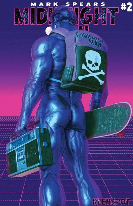Ex Posse Holdings NEW THIS WEEK MARK SPEARS MIDKNIGHT MAN #2 CVR E MARK SPEARS ELECTRIC BLUE VAR (VF/NM)