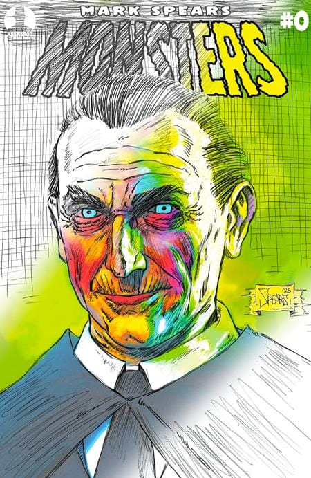 Ex Posse Holdings NEW THIS WEEK MARK SPEARS MONSTERS #0 DELUXE EDITION (ONE SHOT) CVR D MARK SPEARS DRACULA SKETCH VAR (VF/NM)