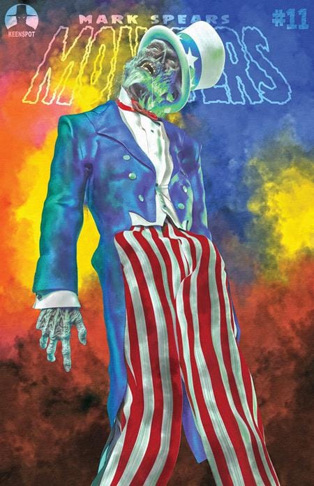 Ex Posse Holdings NEW THIS WEEK MARK SPEARS MONSTERS #11 CVR D MARK SPEARS RED WHITE & DEAD VAR (VF/NM)