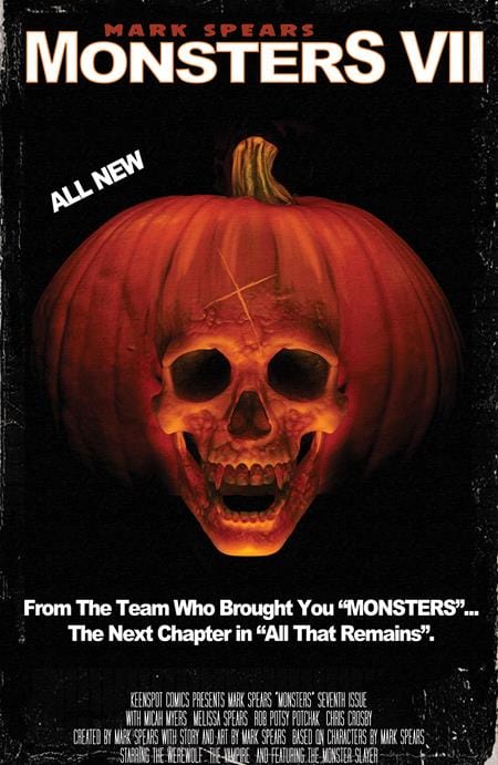 Ex Posse Holdings NEW THIS WEEK MARK SPEARS MONSTERS #7 CVR C MARK SPEARS HALLOWEEN II HOMAGE VAR