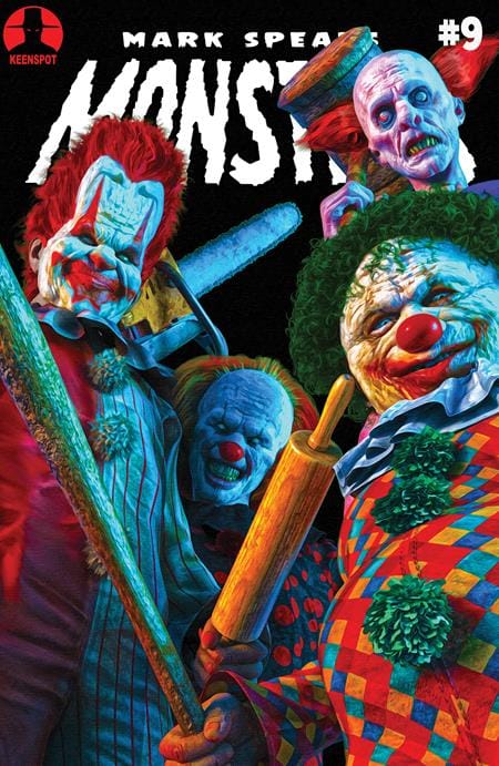 Ex Posse Holdings NEW THIS WEEK MARK SPEARS MONSTERS #9 CVR C MARK SPEARS SEND IN THE CLOWNS VAR (VF/NM)