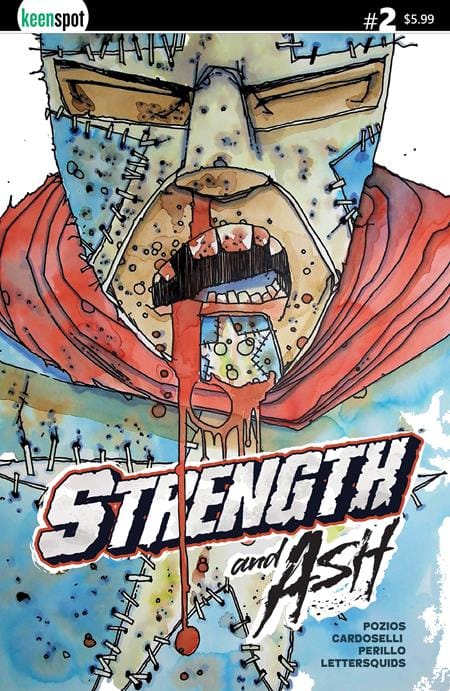 Ex Posse Holdings NEW THIS WEEK STRENGTH & ASH #2 CVR A STEFANO CARDOSELLI & FRANCESCA PERILLO RED WHITE & BLUE (VF/NM)