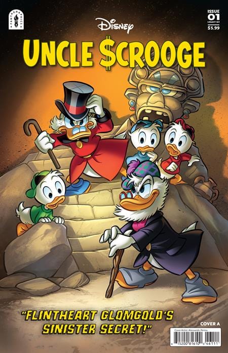 Fantagraphics NEW THIS WEEK UNCLE SCROOGE FLINTHEART GLOMGOLDS SINISTER SECRET #1 (OF 3) CVR A  ALESSANDRO PERINA