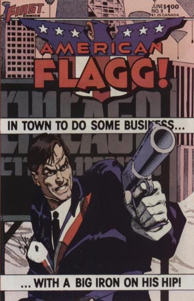 First Comics American Flagg! #9 [FINE]