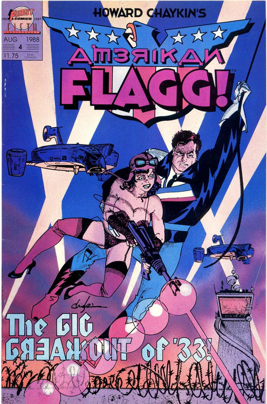 First Comics Howard Chaykin's American Flagg #4 [FN/VF]