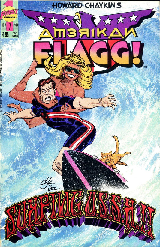 First Comics Howard Chaykin's American Flagg #7 [FN/VF]