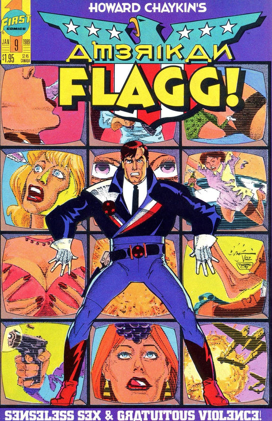 First Comics Howard Chaykin's American Flagg #9 [FN/VF]