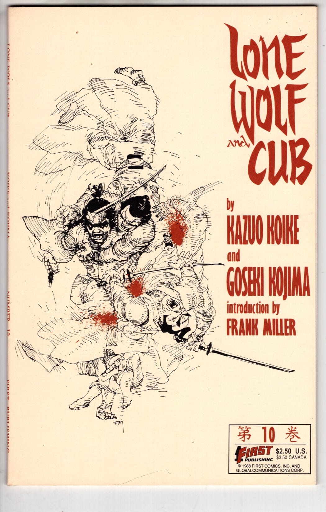 First Comics Lone Wolf and Cub #10 [FINE]