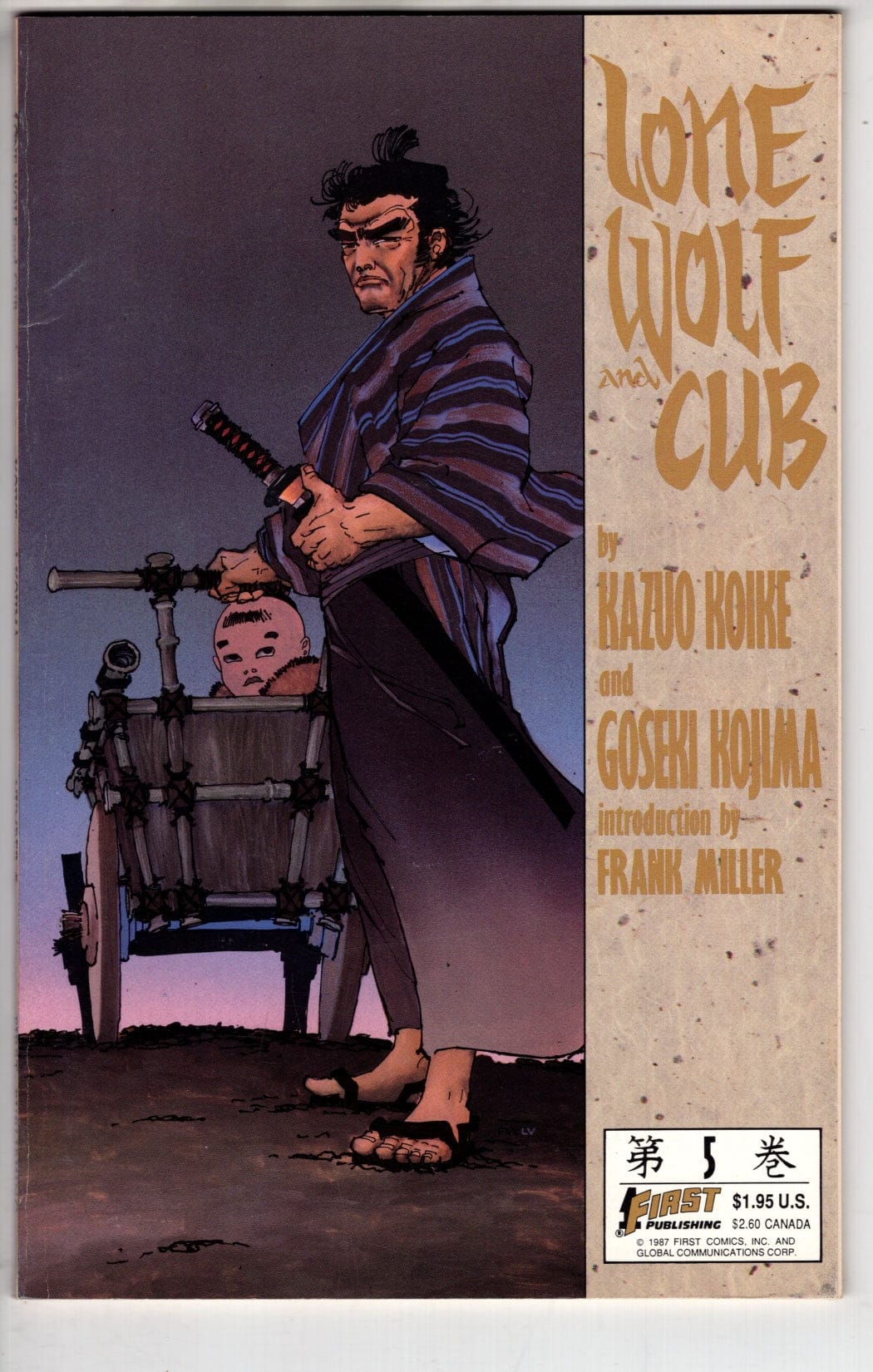 First Comics Lone Wolf and Cub #5 [FINE]