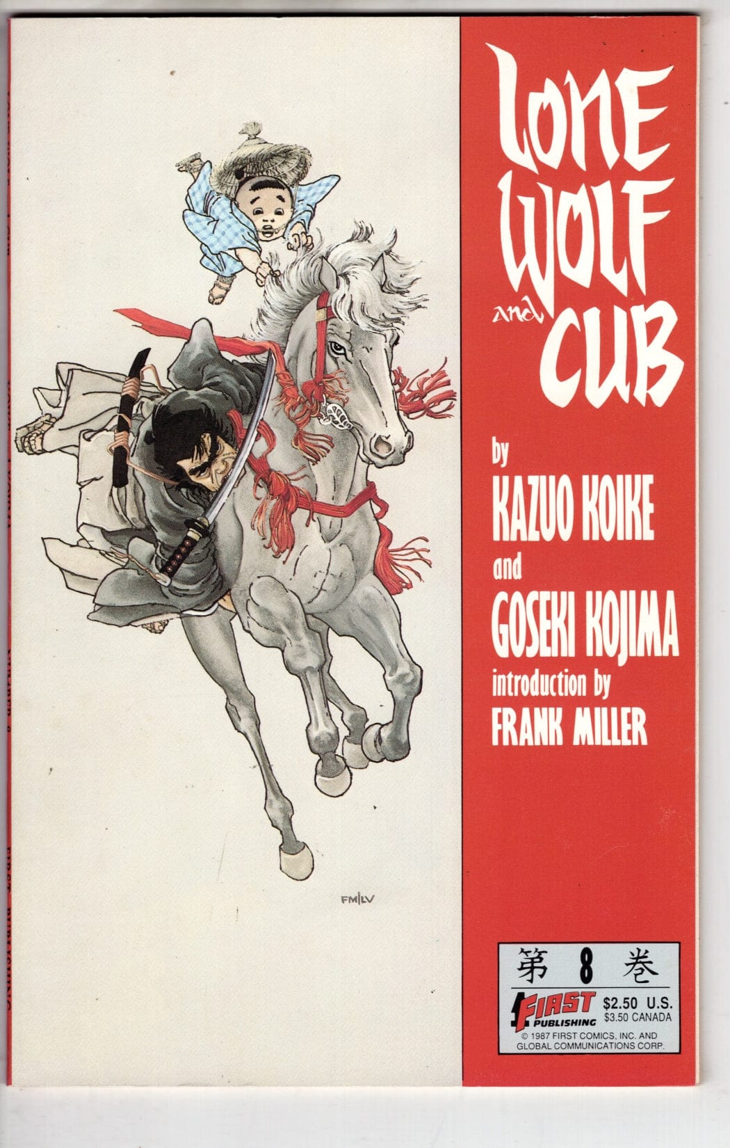 First Comics Lone Wolf and Cub #8 [FINE]