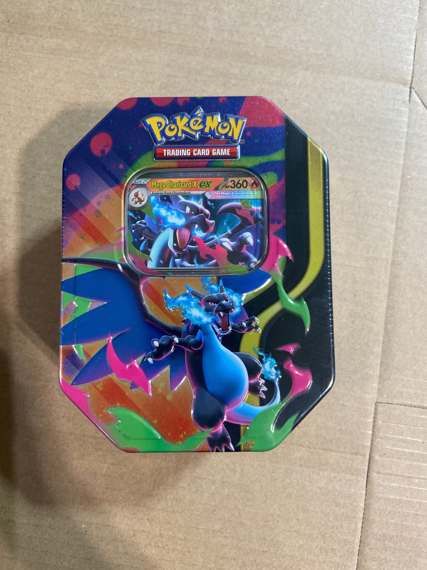 GAMES GAMES Pokémon TCG: Mega Charizard Tin