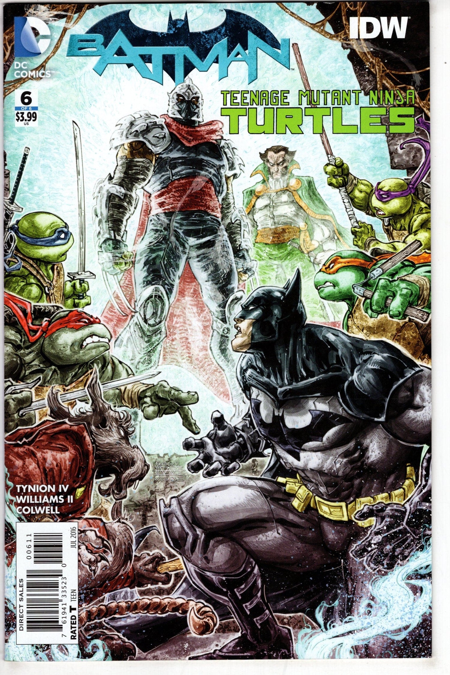 IDW Dc Comics BATMAN TEENAGE MUTANT NINJA TURTLES #6 (OF 6)
