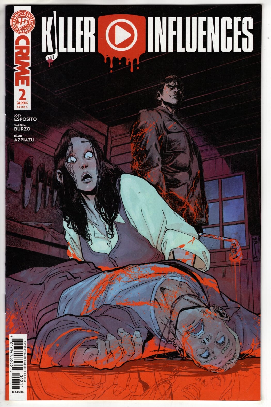 IDW NEW THIS WEEK Killer Influences #2 Cover A (Baldeon) (VF/NM)
