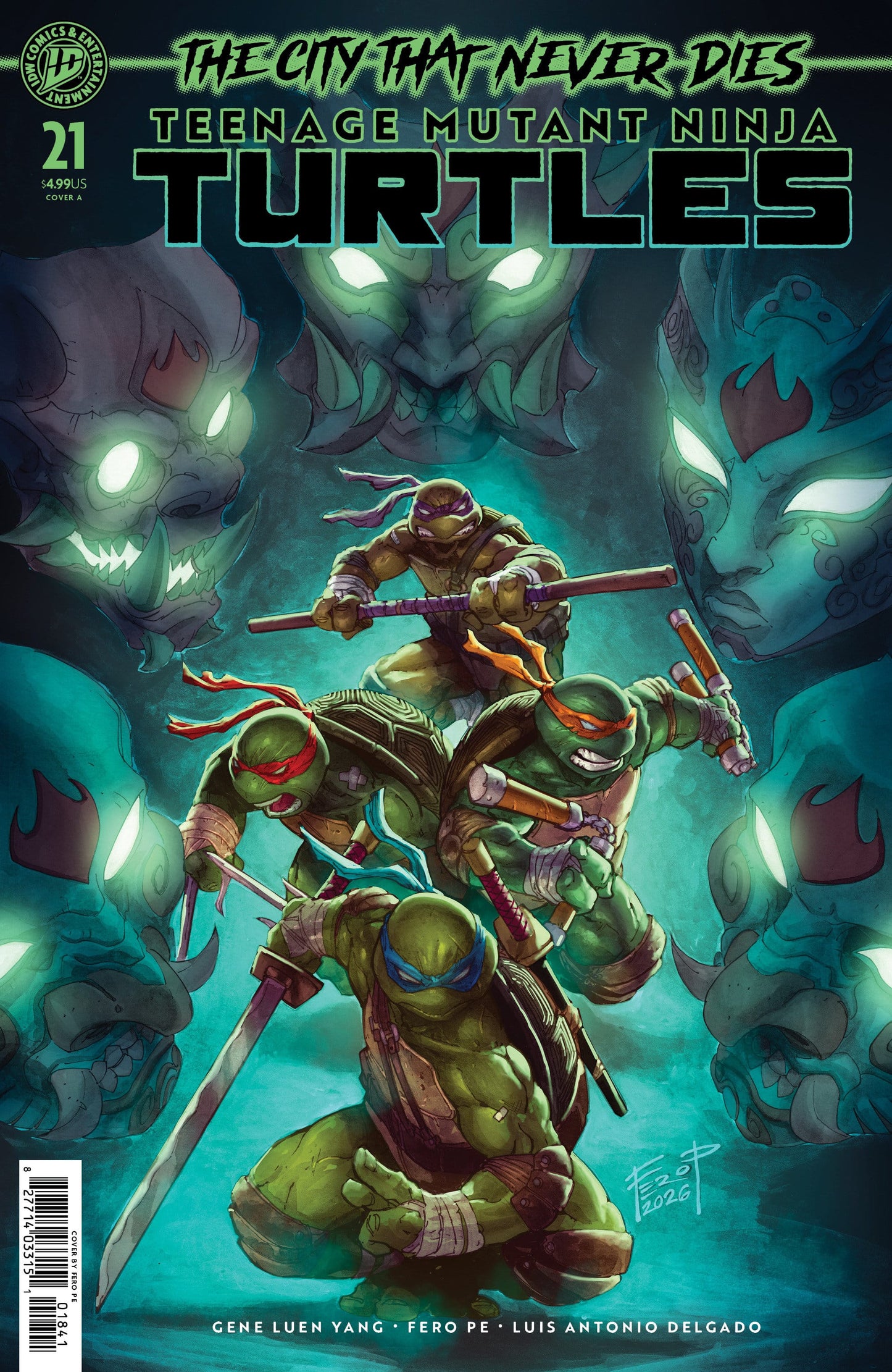 IDW NEW THIS WEEK Teenage Mutant Ninja Turtles #21 Cover A (Pe) (VF/NM)