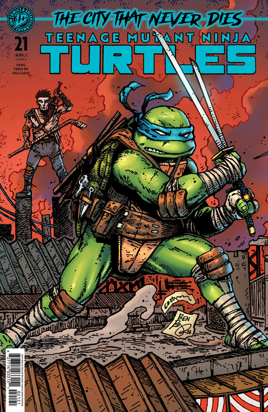 IDW NEW THIS WEEK Teenage Mutant Ninja Turtles #21 Variant B (Eastman & Bishop) (VF/NM)