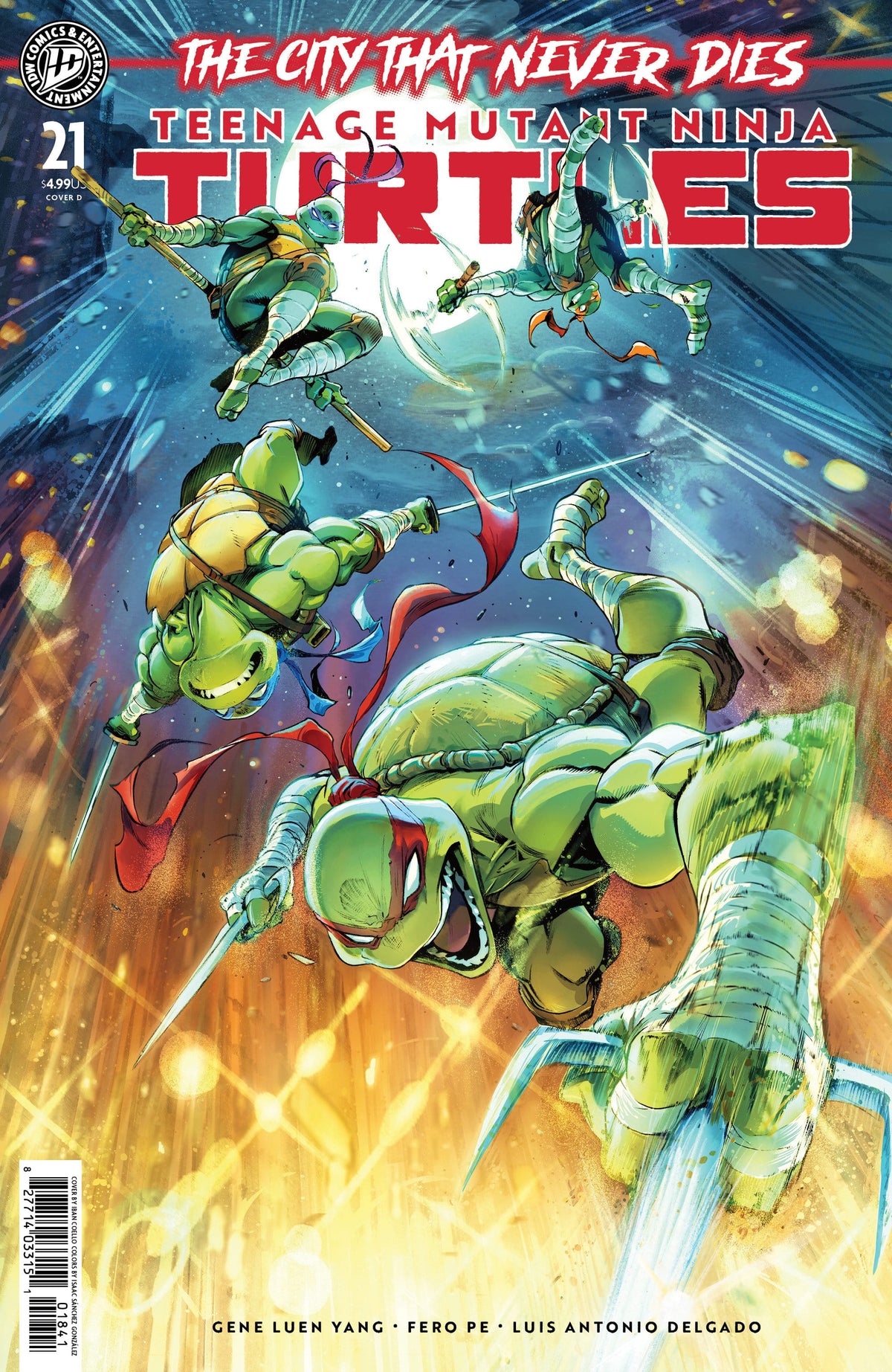 IDW NEW THIS WEEK Teenage Mutant Ninja Turtles #21 Variant D (Coello) (VF/NM)