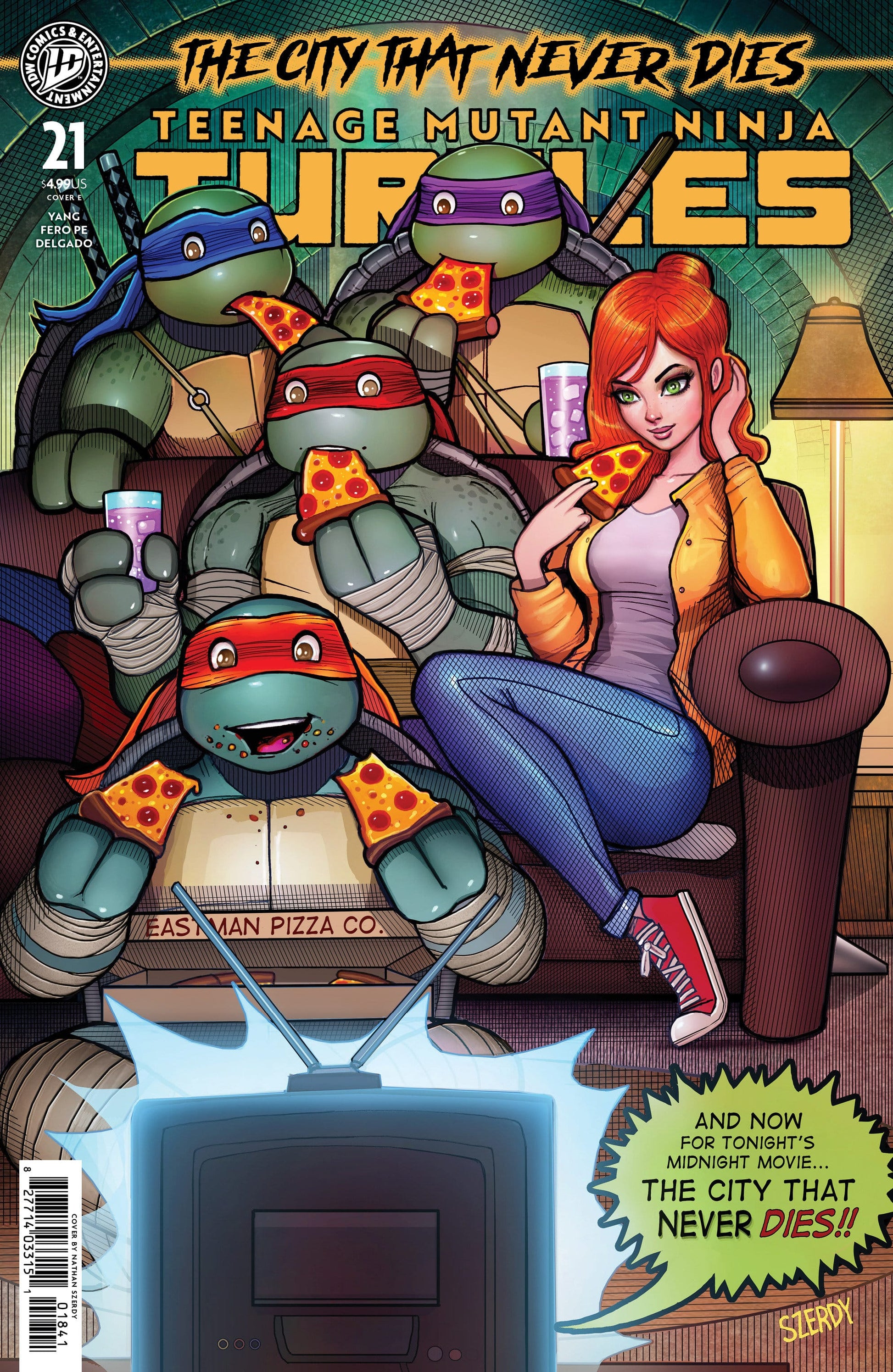 IDW NEW THIS WEEK Teenage Mutant Ninja Turtles #21 Variant E (Szerdy) (VF/NM)