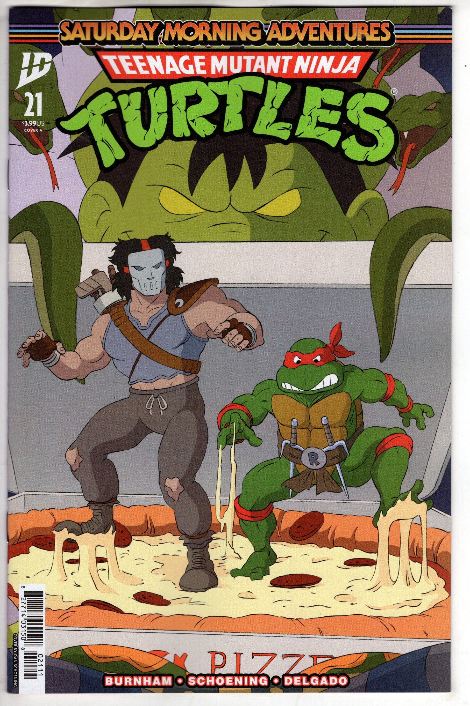 IDW-PRH COMIC BOOK Teenage Mutant Ninja Turtles: Saturday Morning Adventures #21 Cover A (Schoening)