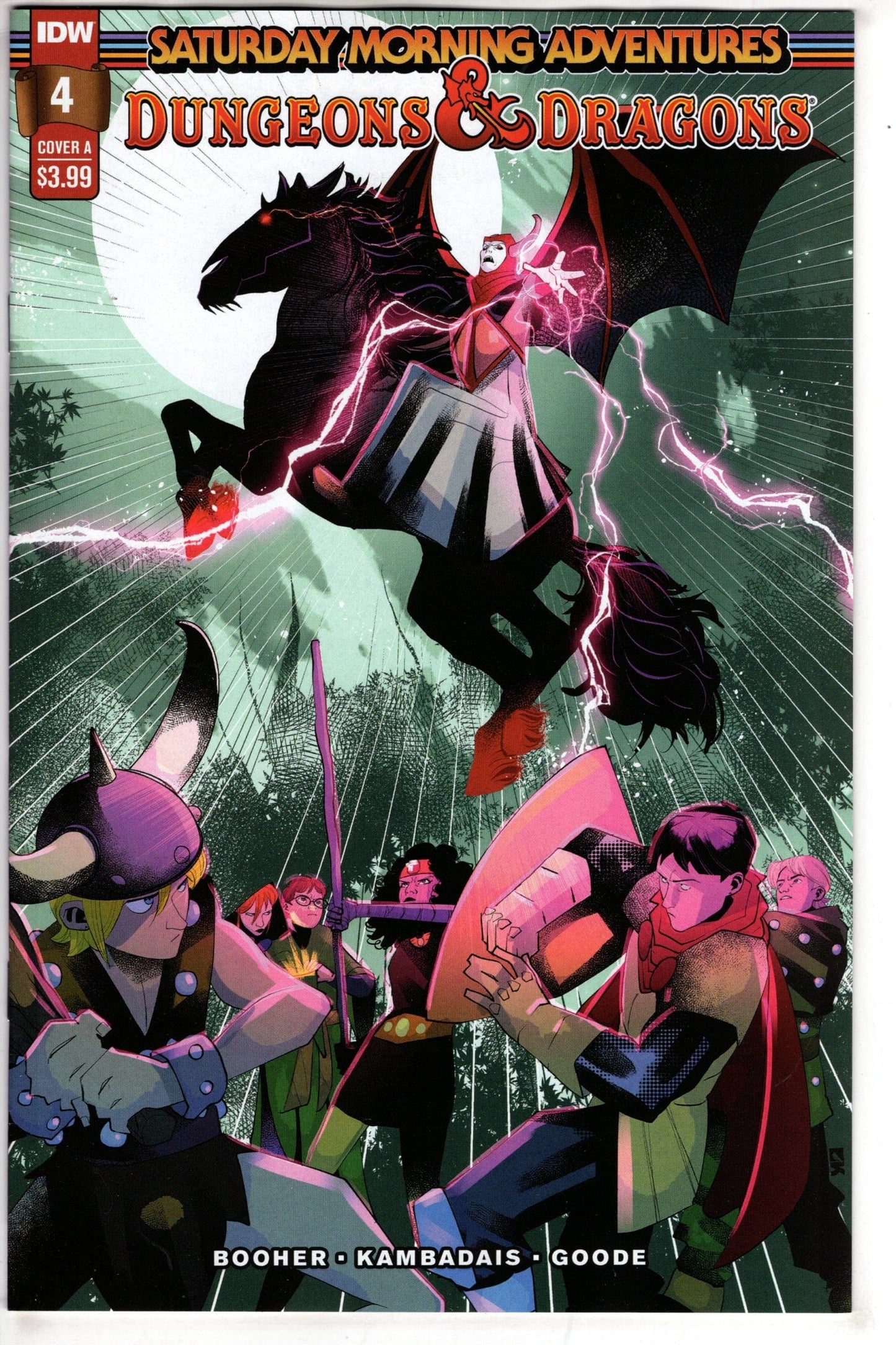 IDW PUBLISHING COMIC BOOK DUNGEONS & DRAGONS SATURDAY MORNING ADV #4 CVR A KAMBADAIS