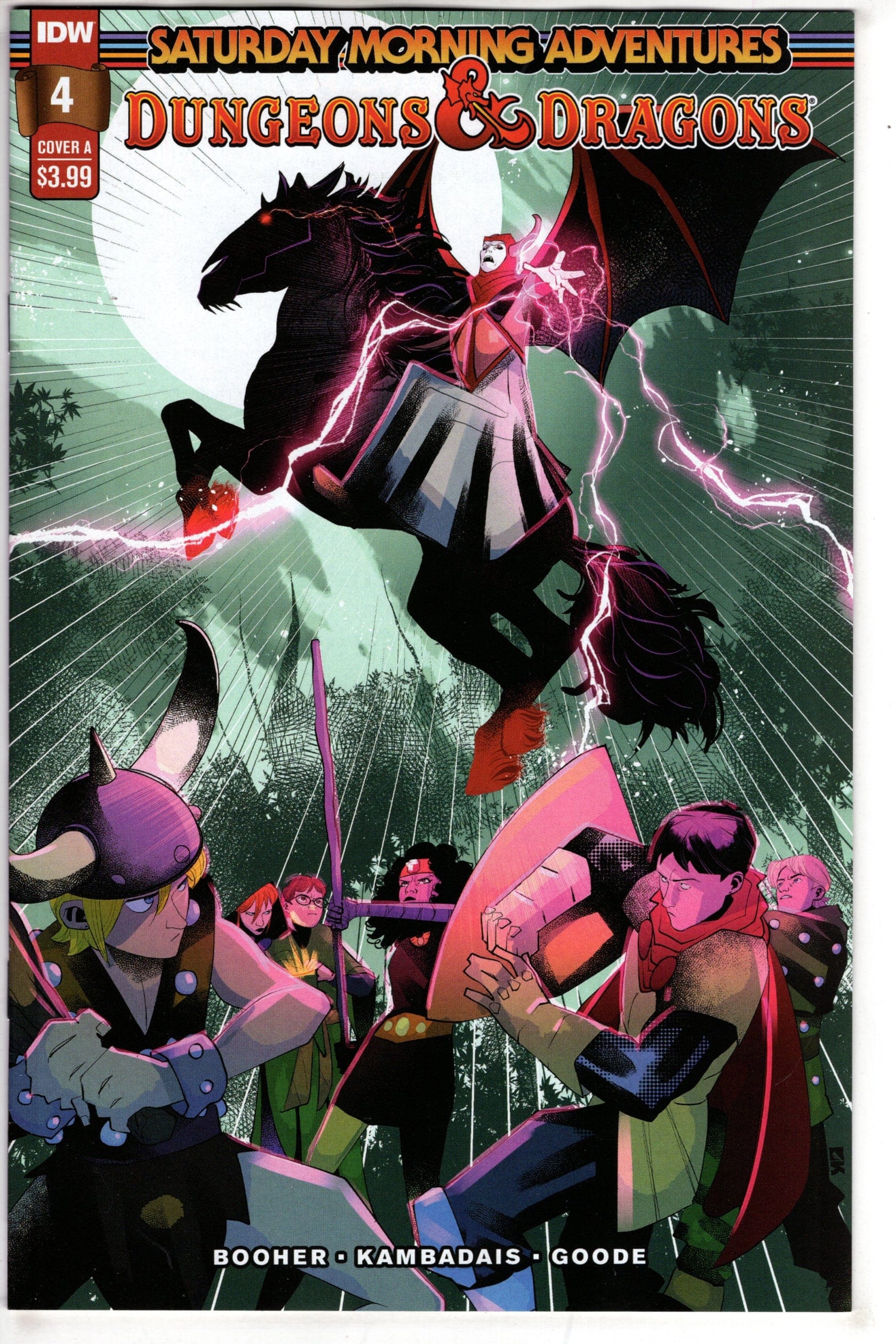 IDW PUBLISHING COMIC BOOK DUNGEONS & DRAGONS SATURDAY MORNING ADV #4 CVR A KAMBADAIS