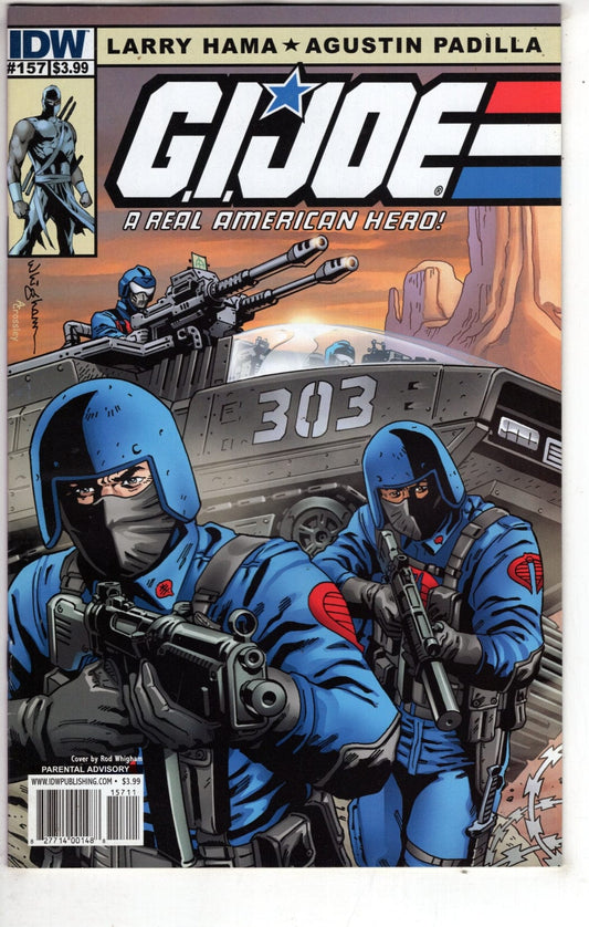 IDW PUBLISHING COMIC BOOK GI JOE A REAL AMERICAN HERO #157 CVR B (VF/NM)