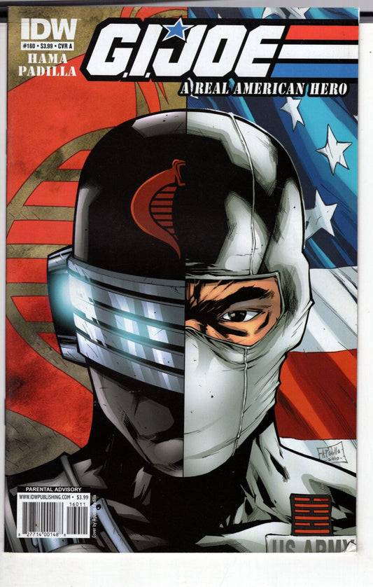 IDW PUBLISHING COMIC BOOK GI JOE A REAL AMERICAN HERO #160 CVR A (VG/FN)