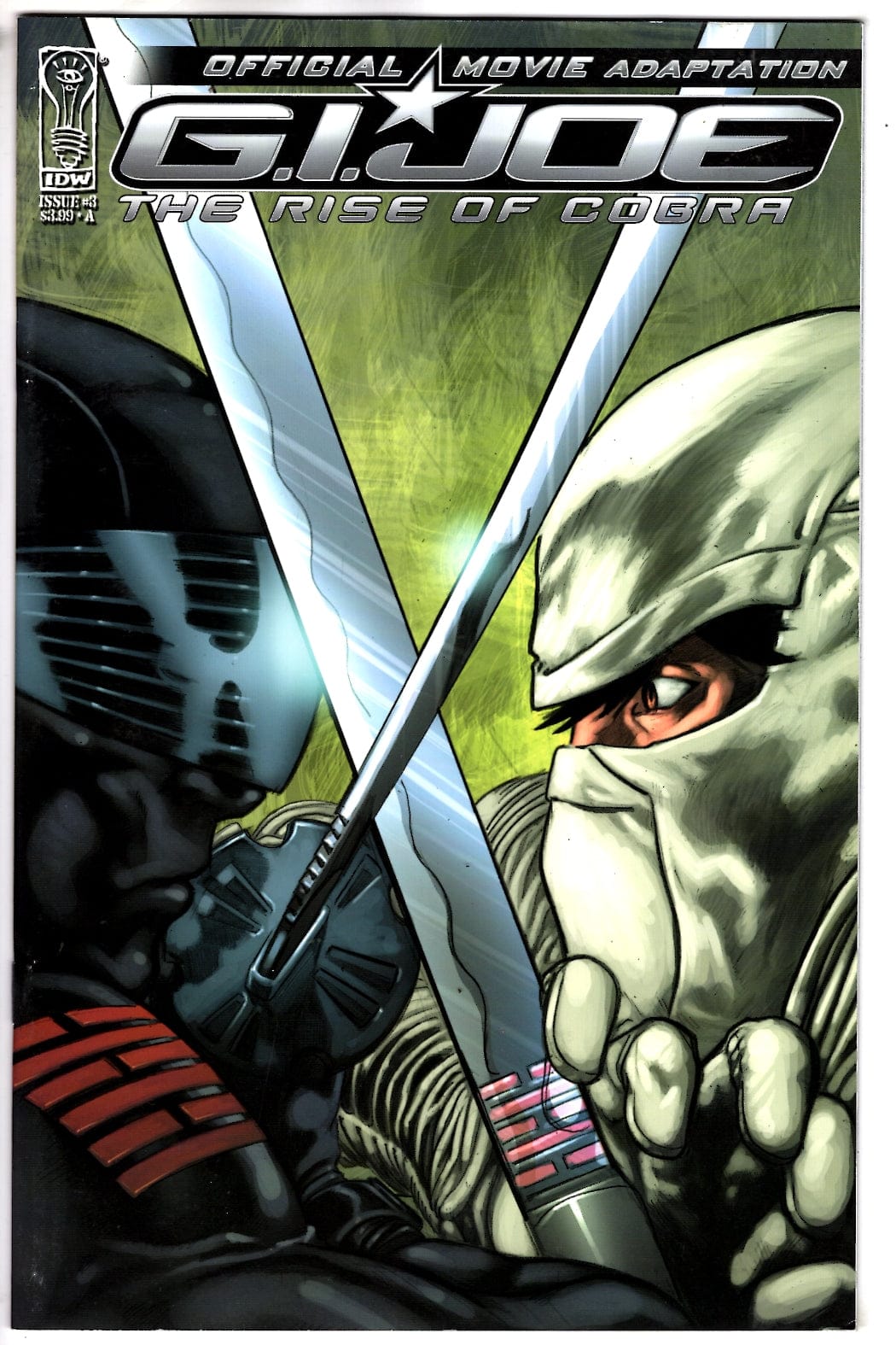 IDW PUBLISHING COMIC BOOK GI JOE MOVIE ADAPTATION #3 CVR A (VF/NM]