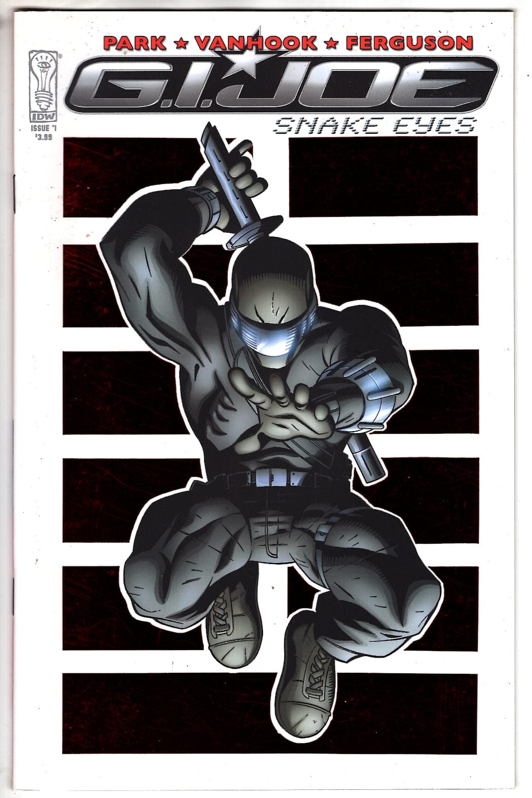 IDW PUBLISHING COMIC BOOK GI JOE MOVIE SNAKE EYES #1 (VF) COVER IS RED