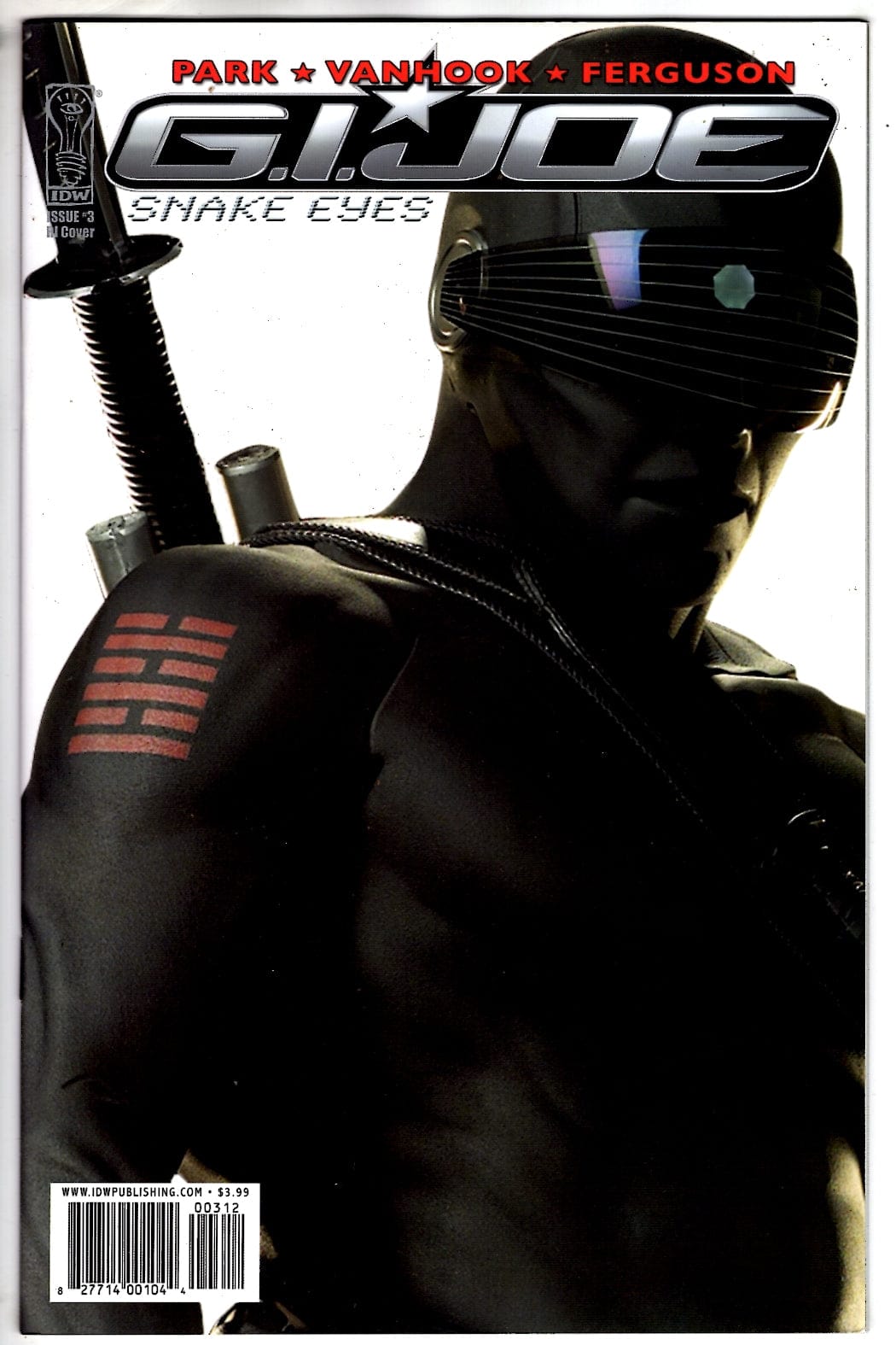 IDW PUBLISHING COMIC BOOK GI JOE MOVIE SNAKE EYES #3 10 COPY PHOTO INCV  (VF)