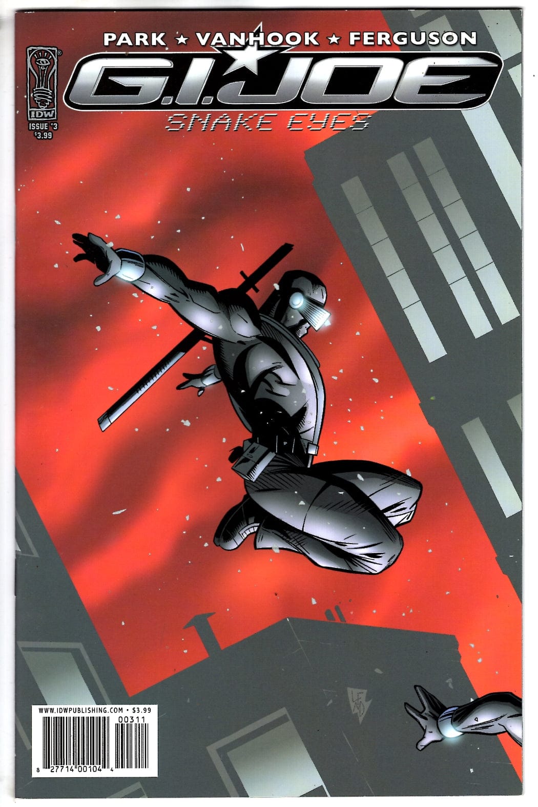 IDW PUBLISHING COMIC BOOK GI JOE MOVIE SNAKE EYES #3 CVR A (VF)