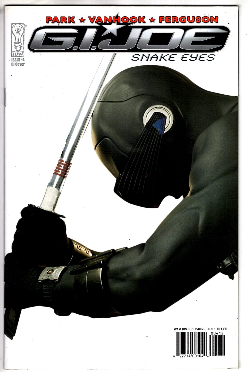 IDW PUBLISHING COMIC BOOK GI JOE MOVIE SNAKE EYES #4 10 COPY PHOTO INCV (FN/VF)