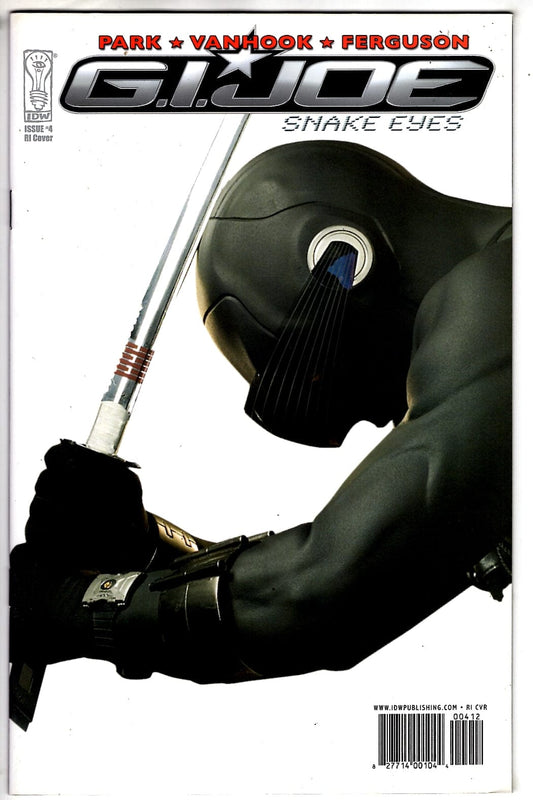 IDW PUBLISHING COMIC BOOK GI JOE MOVIE SNAKE EYES #4 10 COPY PHOTO INCV (FN/VF)