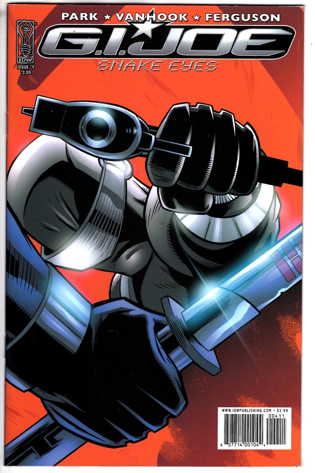 IDW PUBLISHING COMIC BOOK GI JOE MOVIE SNAKE EYES #4 (VF)