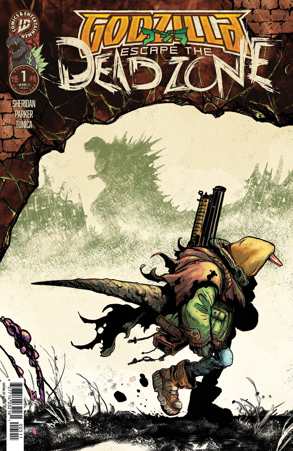 IDW Publishing COMIC BOOK Godzilla: Escape the Deadzone [Kai-Sei Era] #1 Cover A (Tunica)