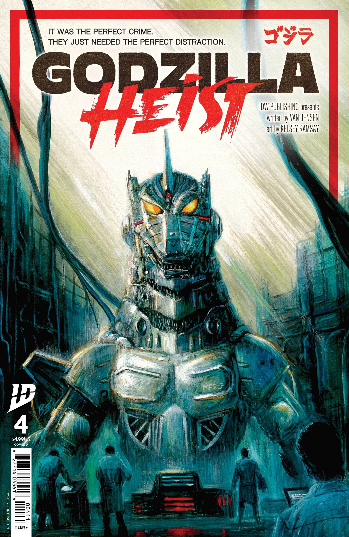 IDW Publishing COMIC BOOK Godzilla: Heist #2 Cover A (Eggleton)