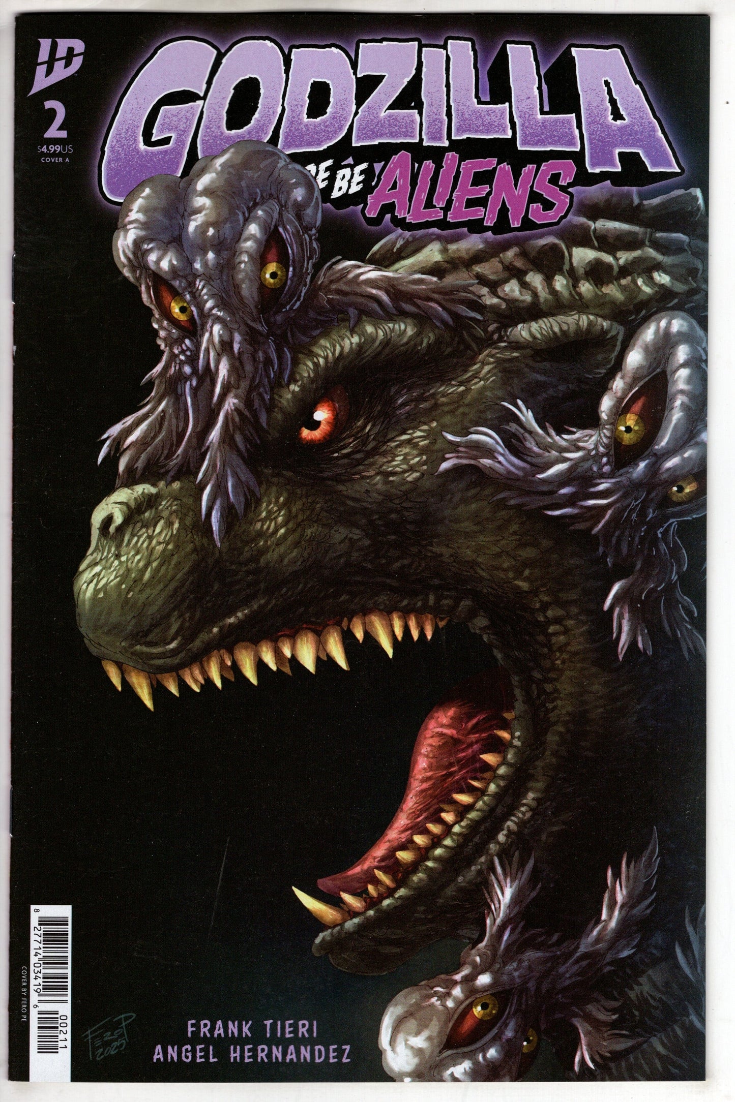 IDW Publishing COMIC BOOK Godzilla: Here There Be Aliens #2 Cover A (Pe)