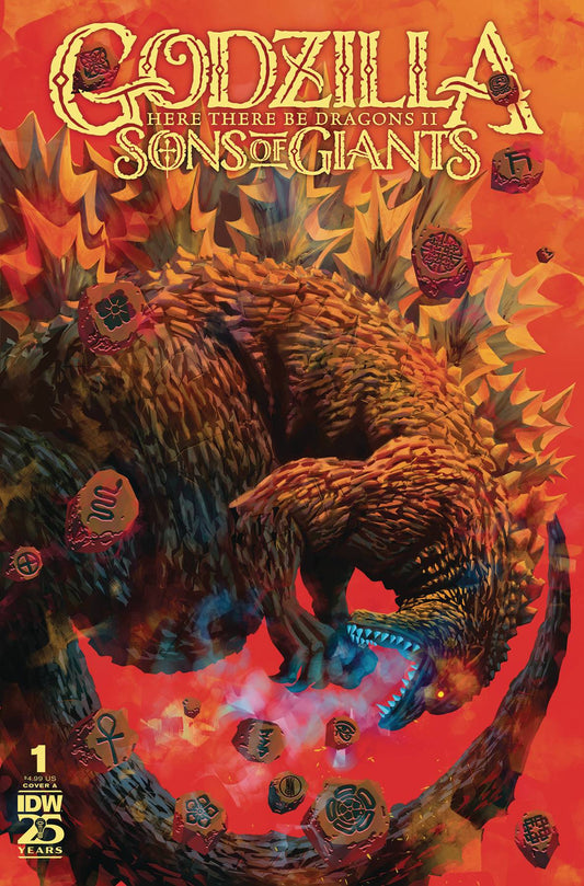 IDW PUBLISHING COMIC BOOK GODZILLA HERE THERE BE DRAGONS II SONS OF GIANTS #1 CVR A MI