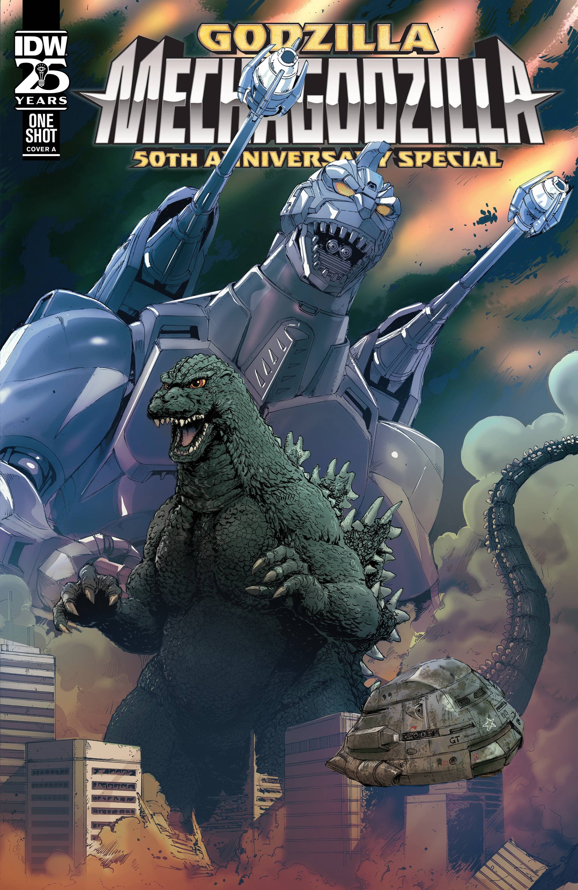 IDW PUBLISHING COMIC BOOK GODZILLA MECHAZILLA 50TH ANNIV #1 CVR A GRIFFITH (MR)