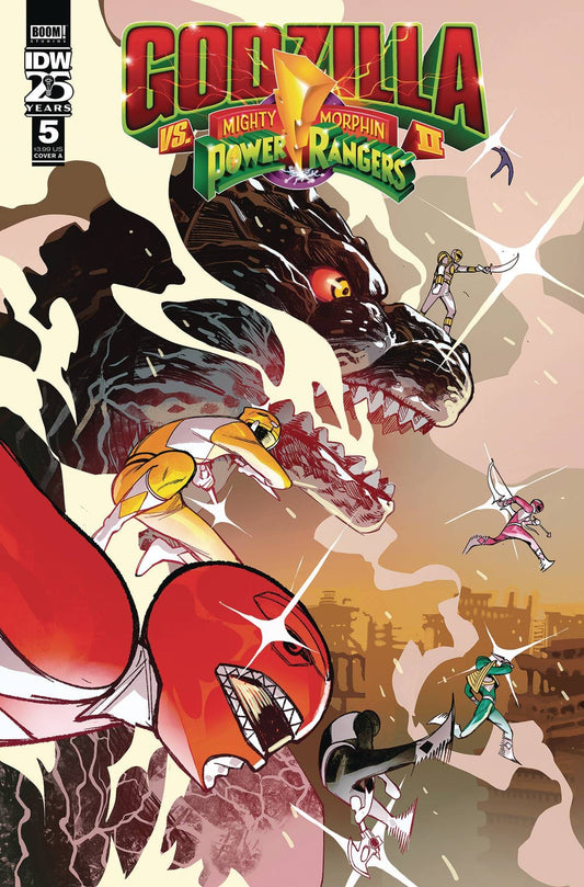 IDW PUBLISHING COMIC BOOK GODZILLA VS MMPR II #5 CVR A RIVAS