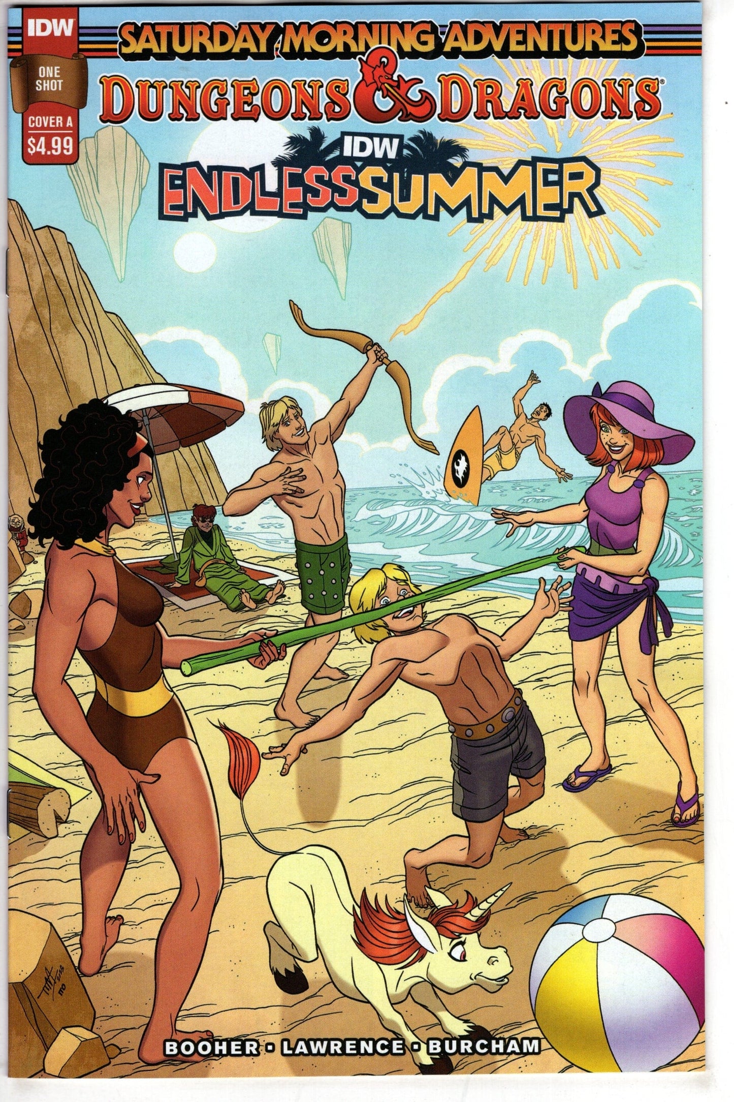 IDW PUBLISHING COMIC BOOK IDW ENDLESS SUMMER D&D SAT MORNING ADV CVR A LEVINS