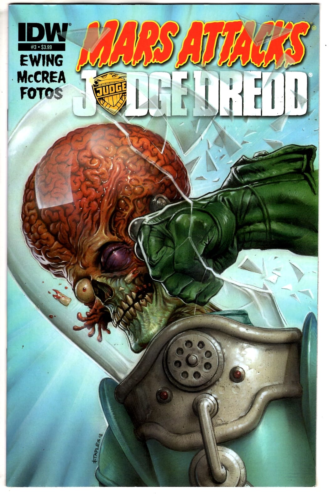 IDW PUBLISHING COMIC BOOK MARS ATTACKS JUDGE DREDD #3 (OF 4) (VF)