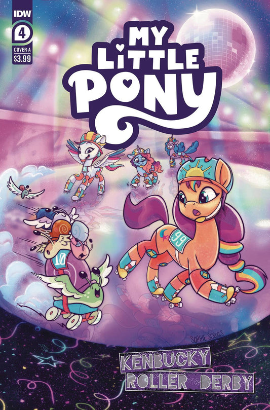 IDW PUBLISHING COMIC BOOK MLP KENBUCKY ROLLER DERBY #4 CVR A SCRUGGS