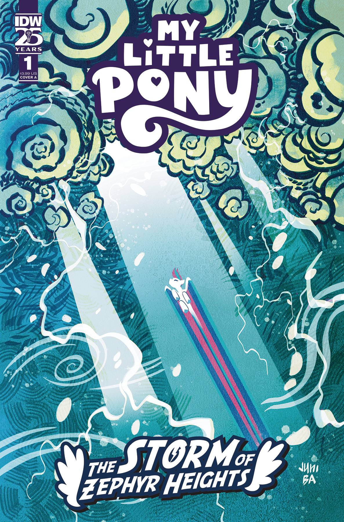 IDW PUBLISHING COMIC BOOK MLP STORM OF ZEPHYR HEIGHTS #1 CVR A BA