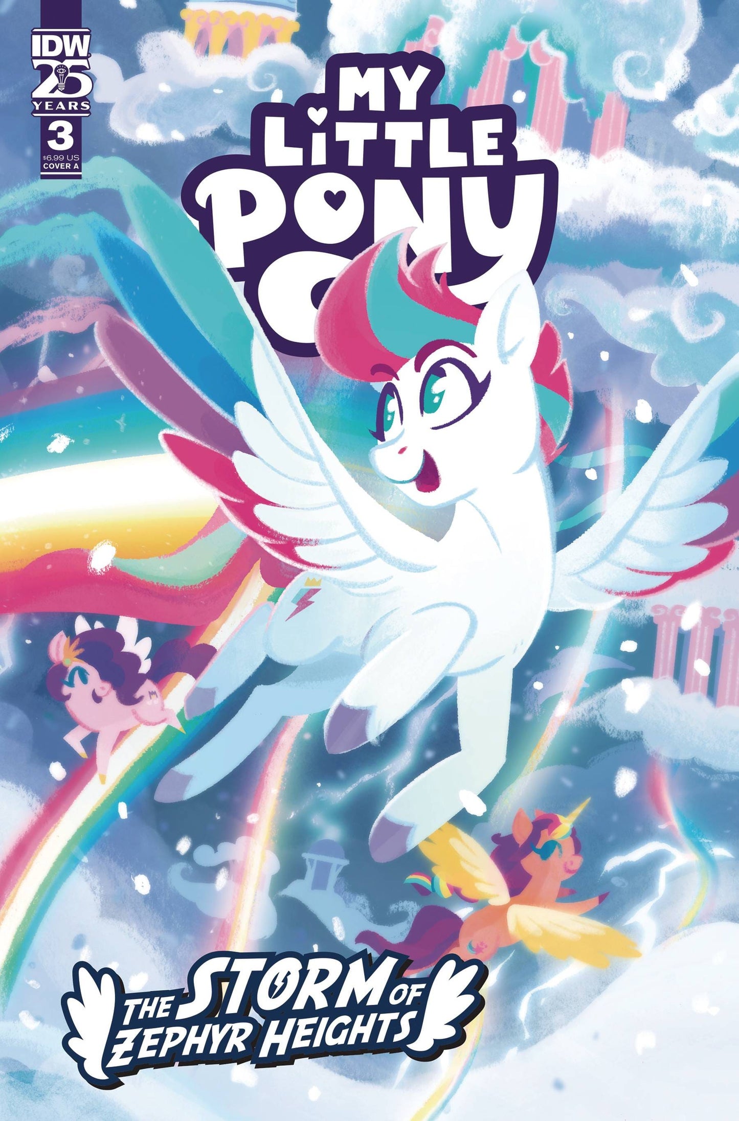 IDW PUBLISHING COMIC BOOK MLP STORM OF ZEPHYR HEIGHTS #3 CVR A JUSTASUTA