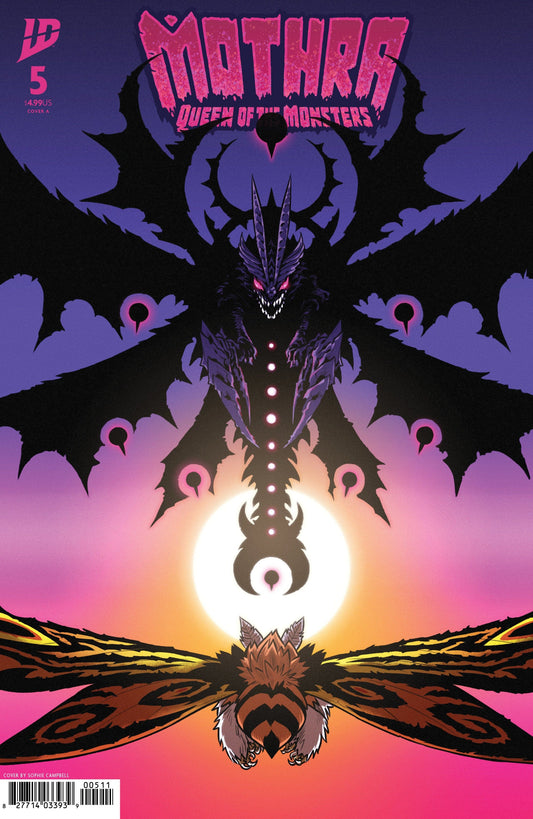IDW Publishing COMIC BOOK Mothra: Queen of the Monsters #5 Cover A (Campbell)