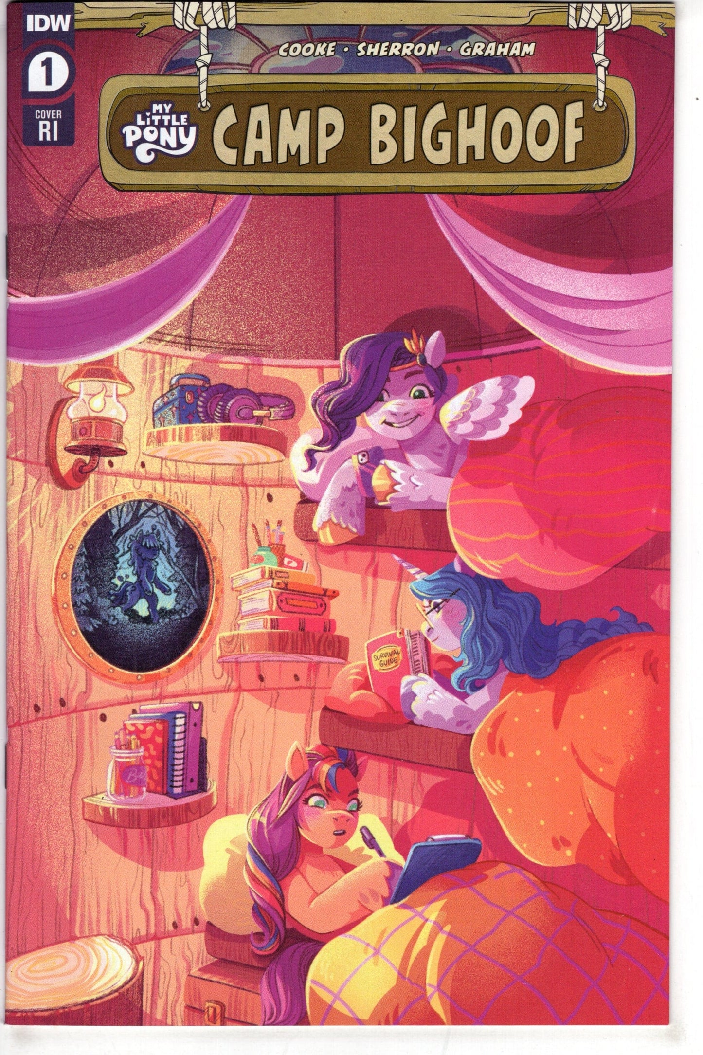 IDW PUBLISHING COMIC BOOK MY LITTLE PONY CAMP BIGHOOF #1 CVR C 10 COPY INCV GOUX