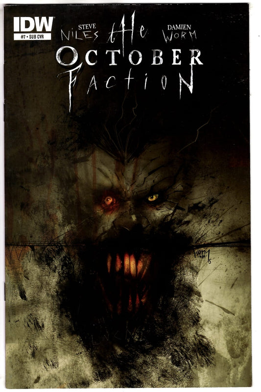 IDW PUBLISHING COMIC BOOK OCTOBER FACTION #7 SUBSCRIPTION VAR (VF)
