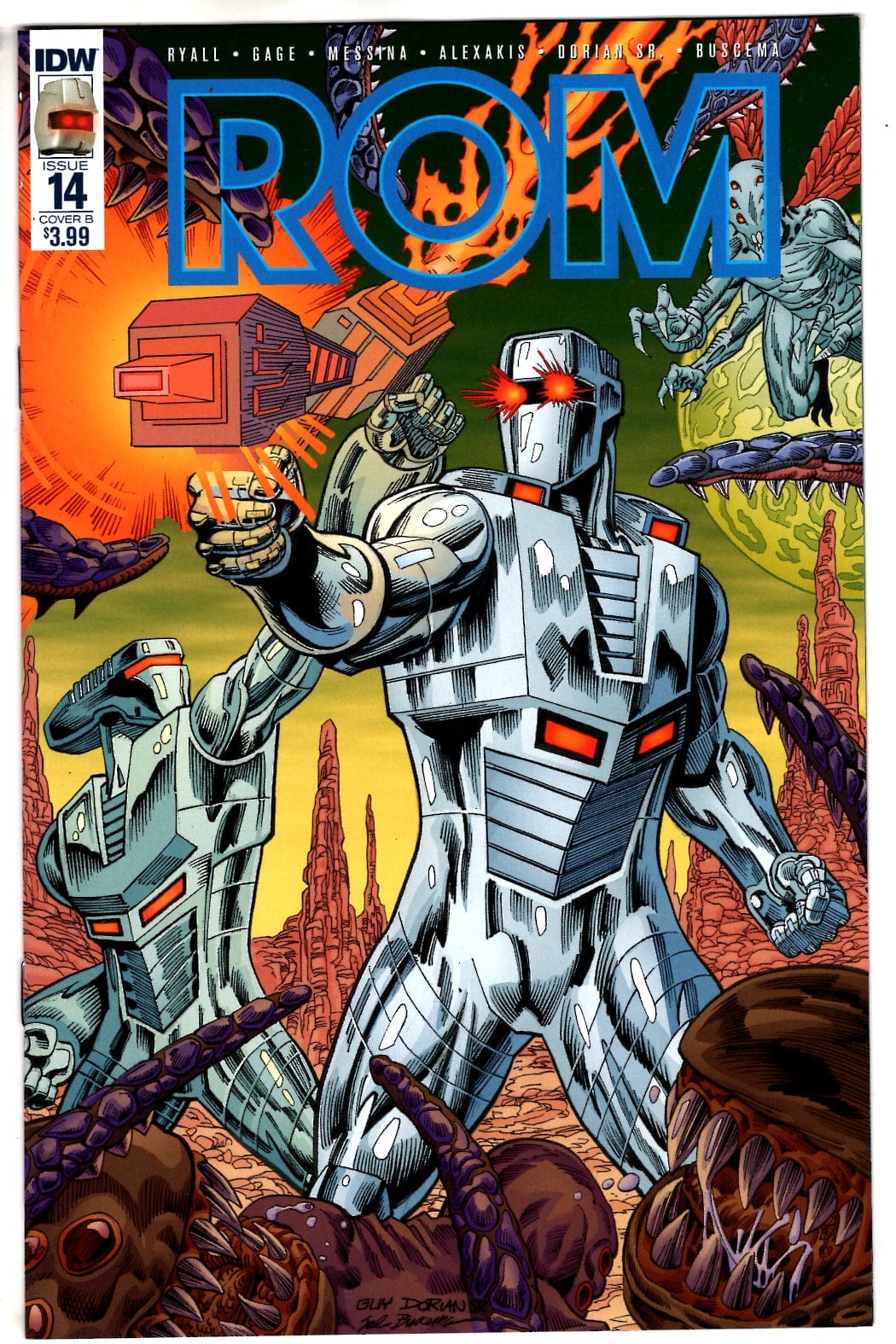 IDW PUBLISHING COMIC BOOK ROM #14 CVR B DORIAN & BUSCEMA (VF)