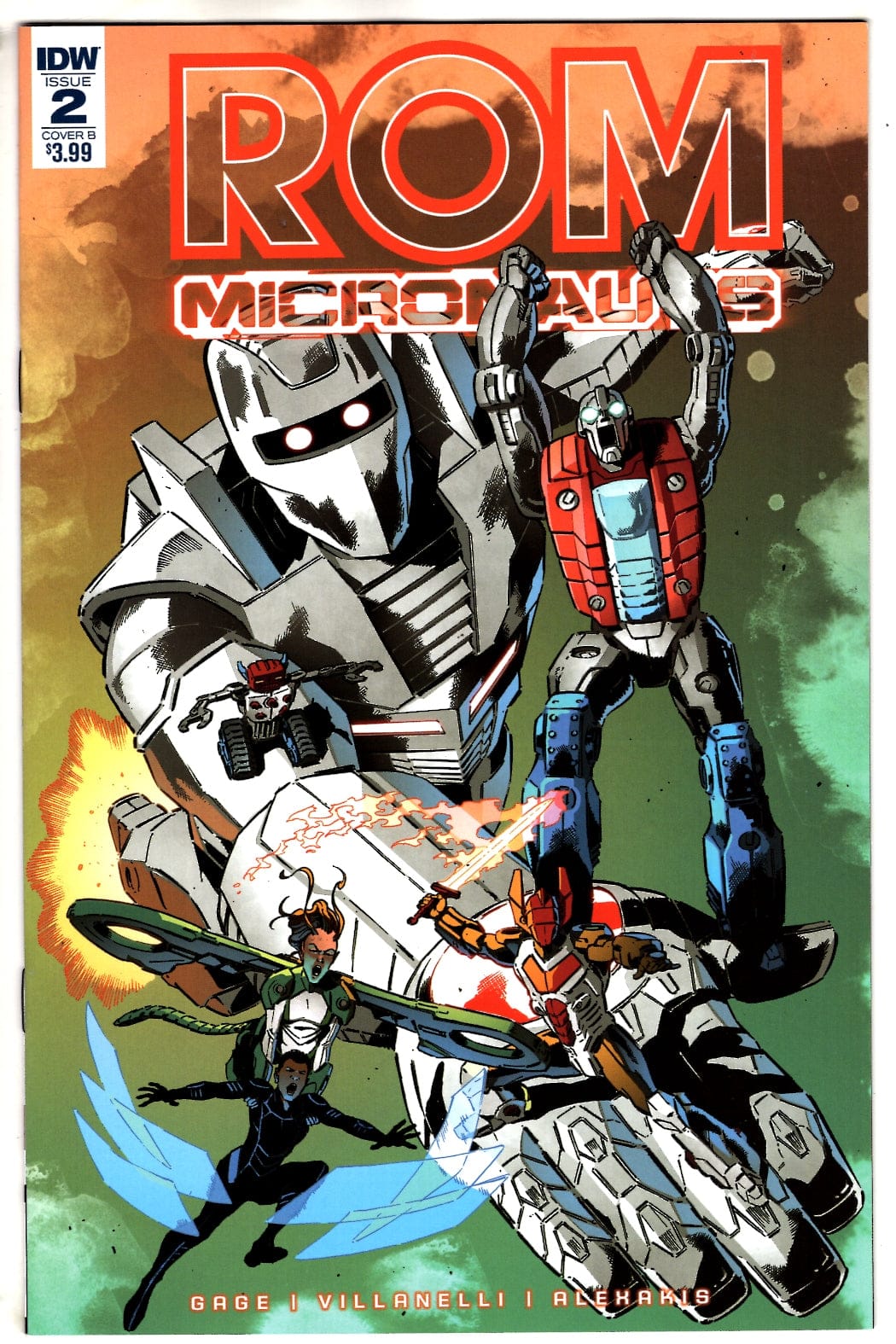 IDW PUBLISHING COMIC BOOK ROM & THE MICRONAUTS #2 (OF 5) CVR B GALLANT (VF)
